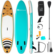 Load image into Gallery viewer, 10&#39; Inflatable Stand Up Paddle Surfboard with Bag - Ocean Sports Gear
