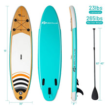 Load image into Gallery viewer, 10&#39; Inflatable Stand Up Paddle Surfboard with Bag - Ocean Sports Gear
